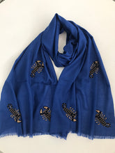 Load image into Gallery viewer, Scorpions - Hand embellished fine Merino Wool Shawl  60% OFF!  NOW £30!